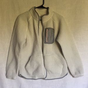 fuzzy fleece sweater